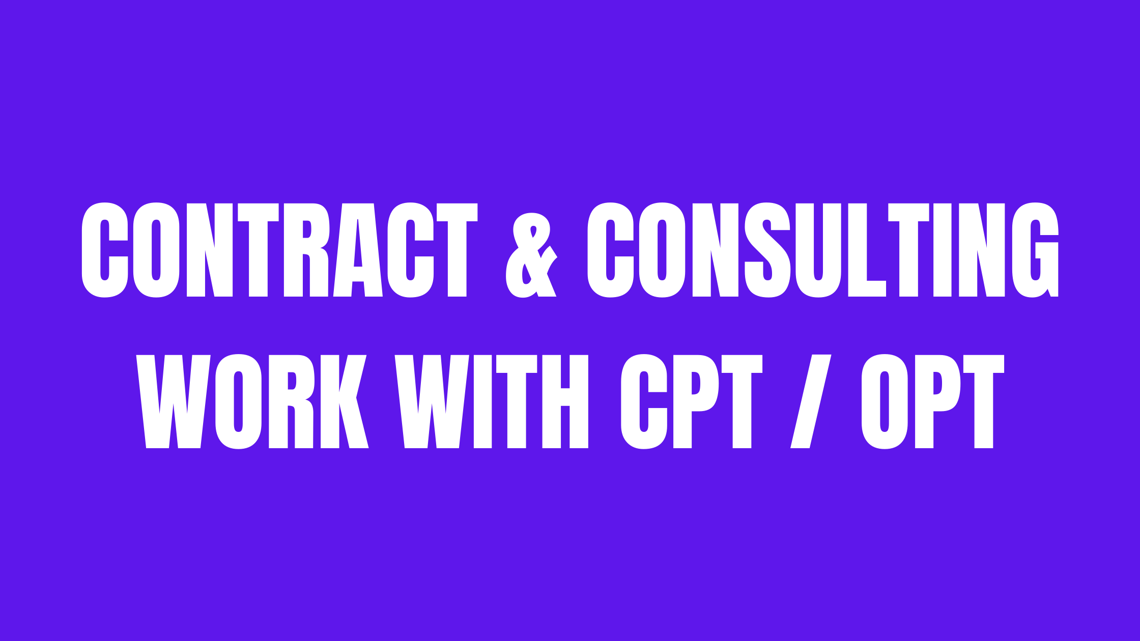Contract-Consulting-Work