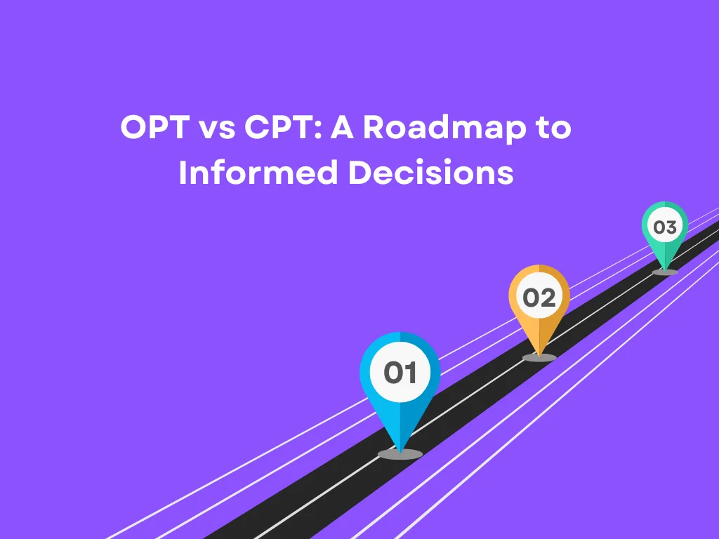 "Student considering CPT vs OPT, symbolizing informed career decision-making."